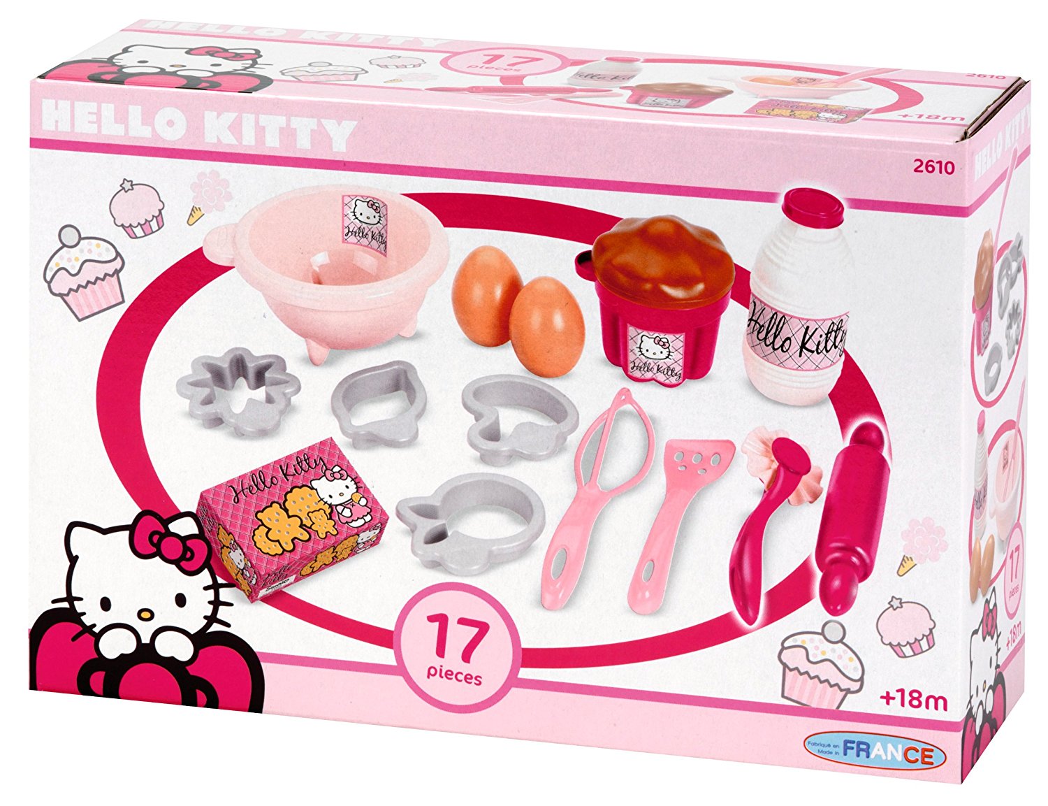 Набор посудки с продуктами из серии Hello Kitty, 17 предметов  